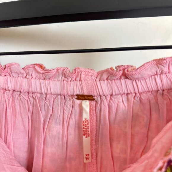 FREE PEOPLE Ellia Printed Set in Spring Blossom Combo Size X-Small NWT - Picture 11 of 16